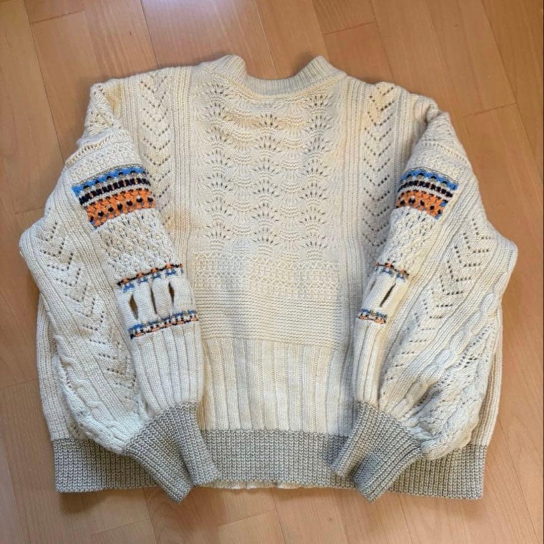 ✨美品✨マメ mame krogouchi ニット サイズ1 ホワイト