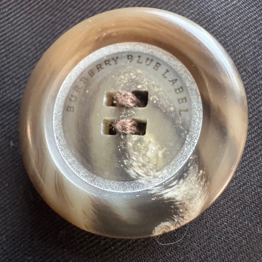 バーバリーブルーレーベル　トレンチコート　ブラック　ノバチェック　ベルト　38