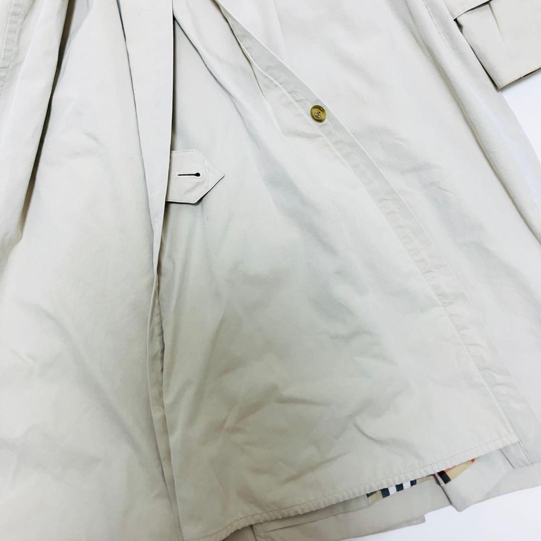 90s BURBERRYS バーバリー 裏地ノバチェック柄 トレンチコート