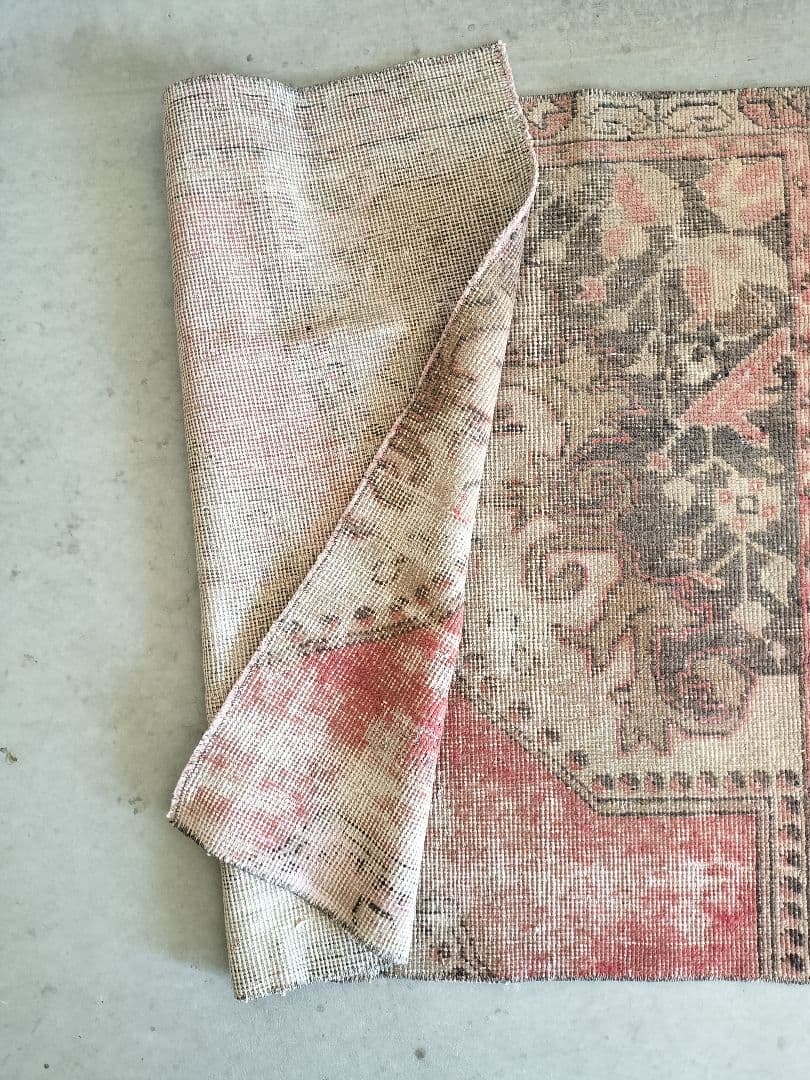 アヴァノス　擦れ感ヴィンテージトルコラグ No.704