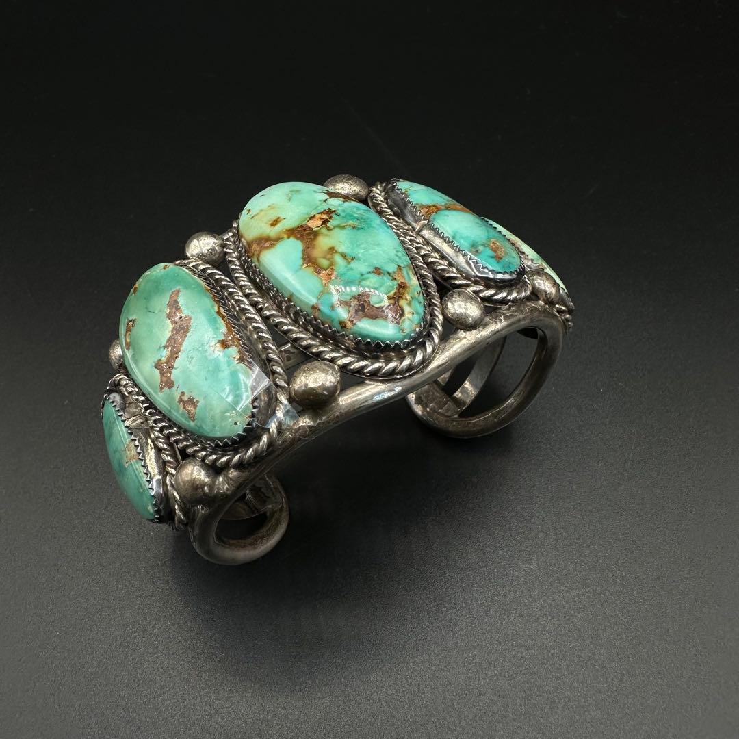 Navajo Kee Joe Benally 5連ターコイズ　バングル