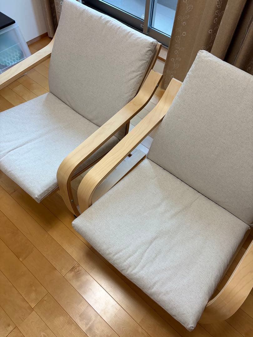 IKEA ポエング ローバック　二脚　2セット