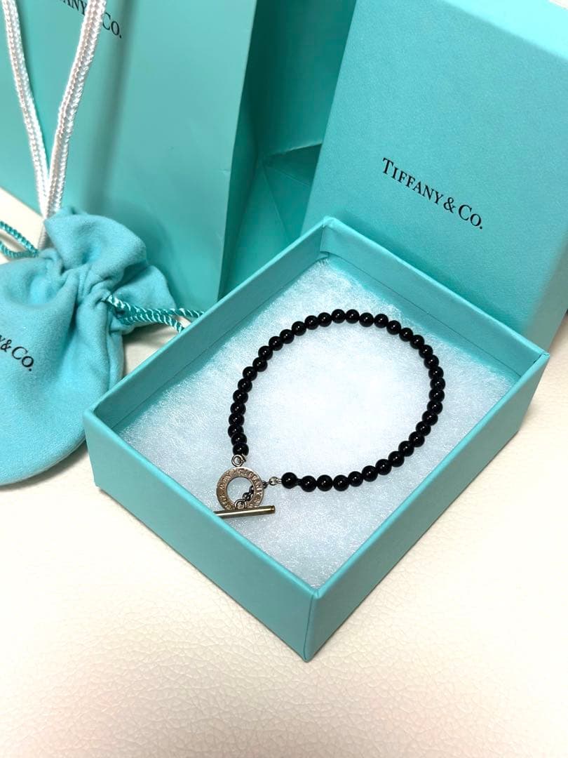 【★実はティファニー！？】オニキス ブレスレット
