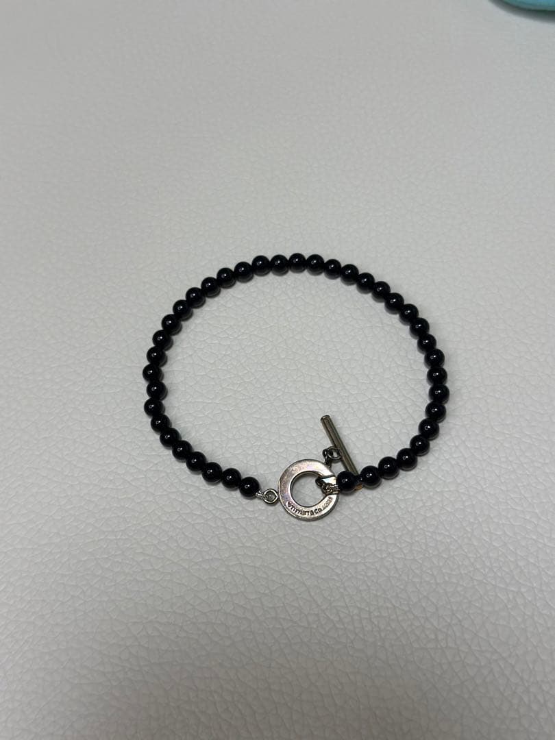【★実はティファニー！？】オニキス ブレスレット
