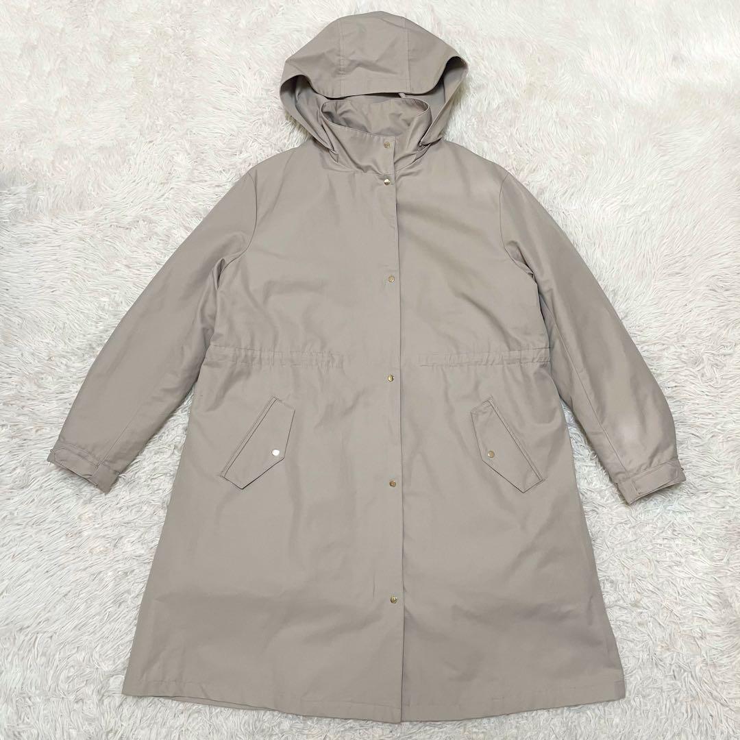J.PRESS ジェイプレス ライナー付きフーデットコート　ベージュ　11号