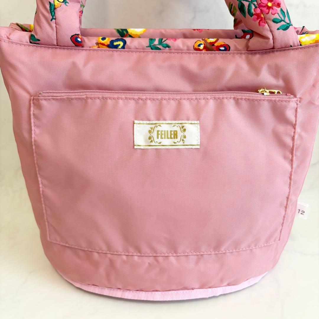 フェイラー ハイジ エコ ユース トート バッグ 極美品✨ ピンク 中綿 希少