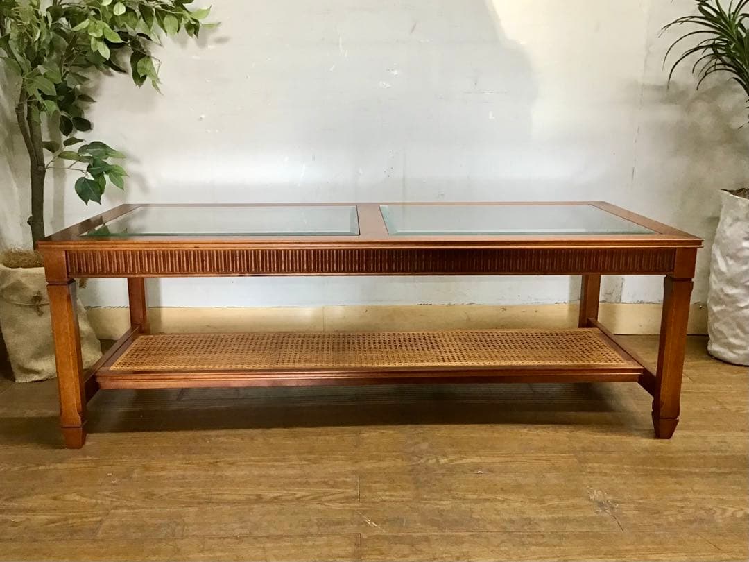 ☆☆管375☆コスガ☆KOSUGA☆センターテーブル☆天板がガラス