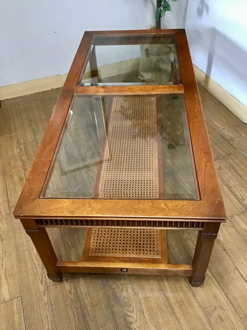 ☆☆管375☆コスガ☆KOSUGA☆センターテーブル☆天板がガラス