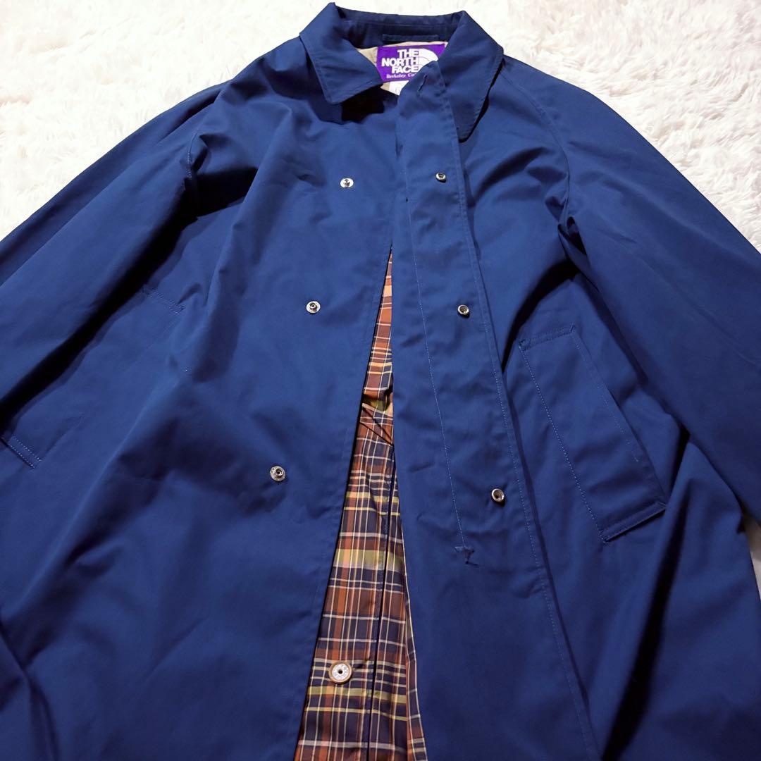 大きいサイズ★THE NORTH FACE ステンカラーコート ブルー XL