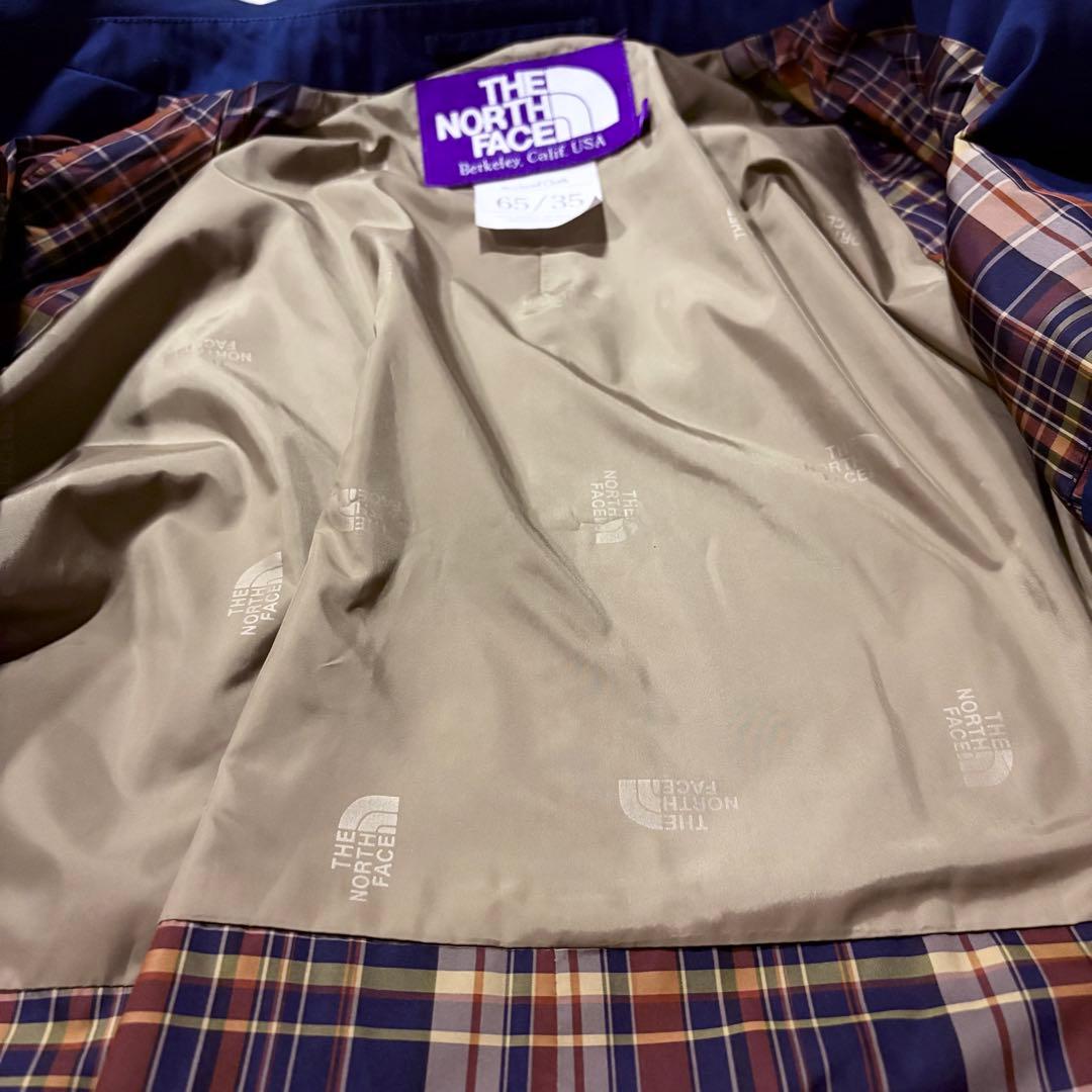 大きいサイズ★THE NORTH FACE ステンカラーコート ブルー XL