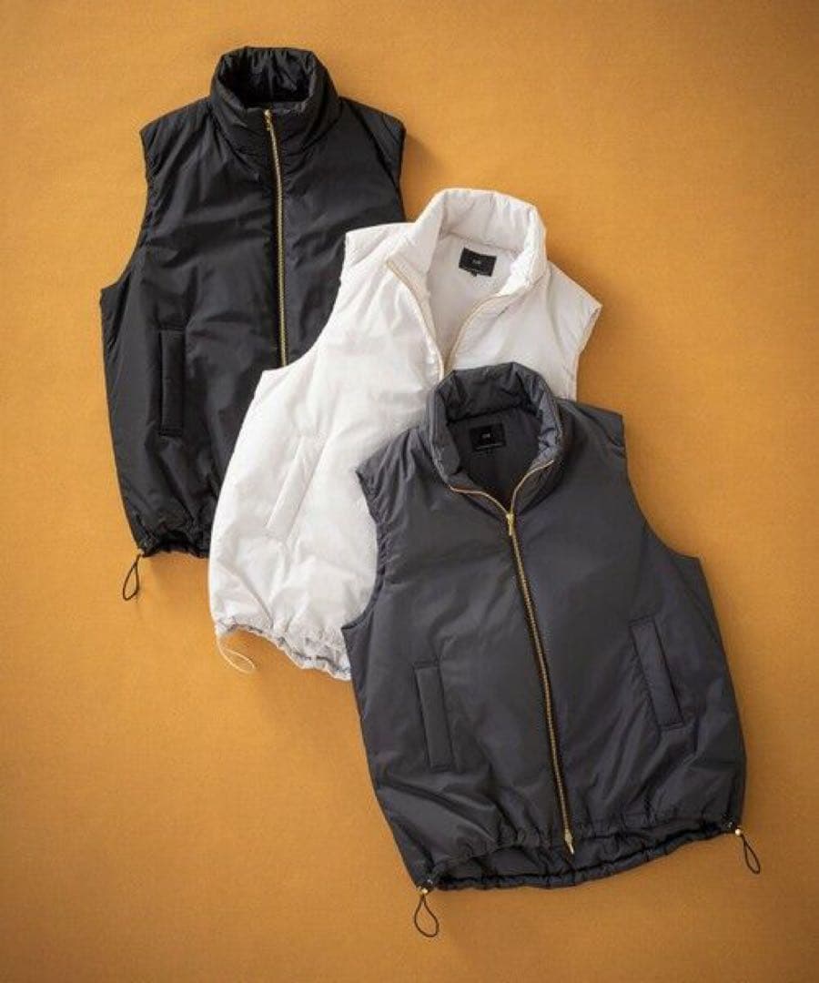23区 洗える 中綿 パティング ベスト ダウンベスト