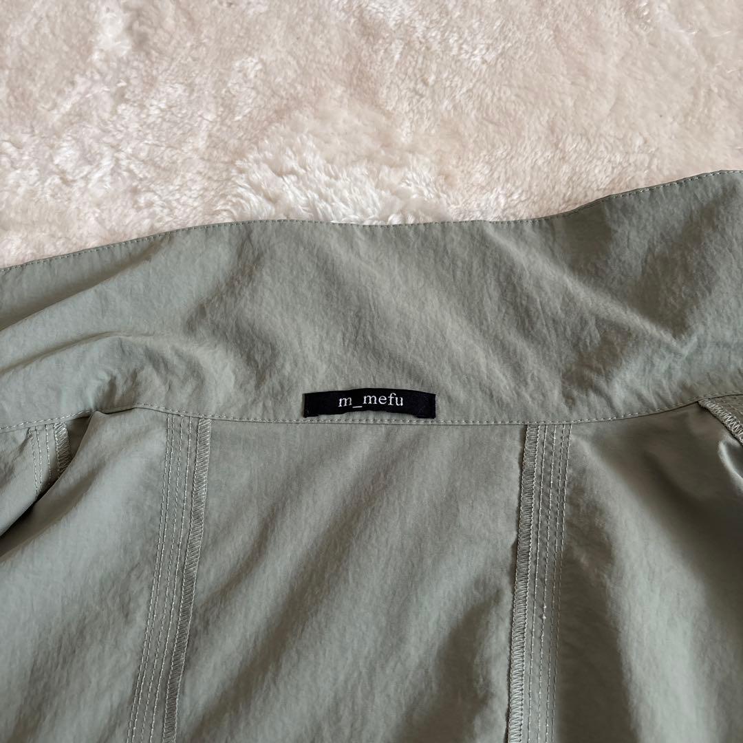 m-mefu センソユニコ　コート　ナイロン　ロング丈