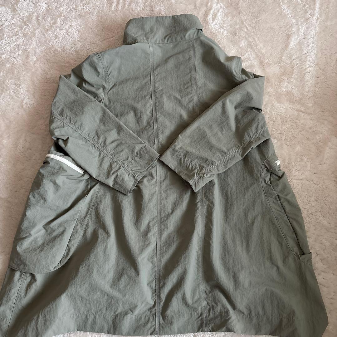 m-mefu センソユニコ　コート　ナイロン　ロング丈