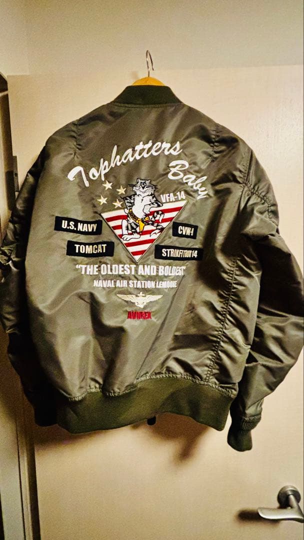 試着のみ　AVIREX アヴィレックス MA-1 フライトジャケット XL