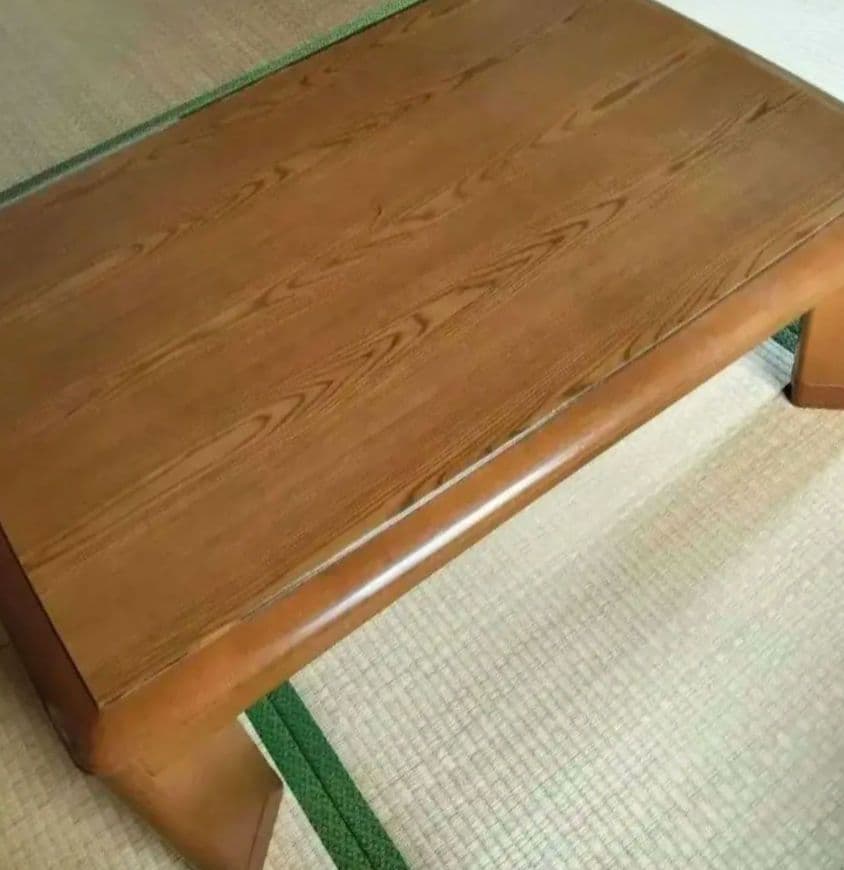 お値下げ　協立工芸　家具調こたつ　長方形　タイマー付き