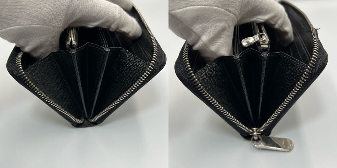 ルイヴィトン エピ ジッピーウォレット ブラック ※ファスナー破れあり