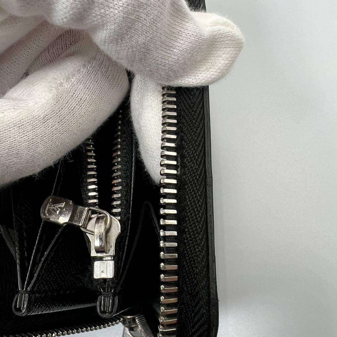 ルイヴィトン エピ ジッピーウォレット ブラック ※ファスナー破れあり