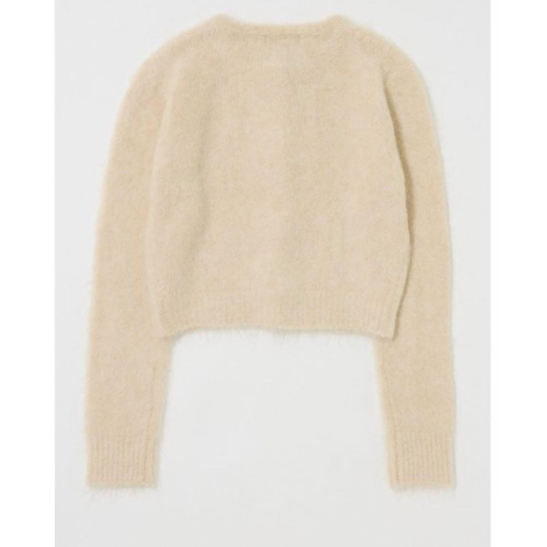 あ*様 MOUSSY FRONT RIBBON カーディガン