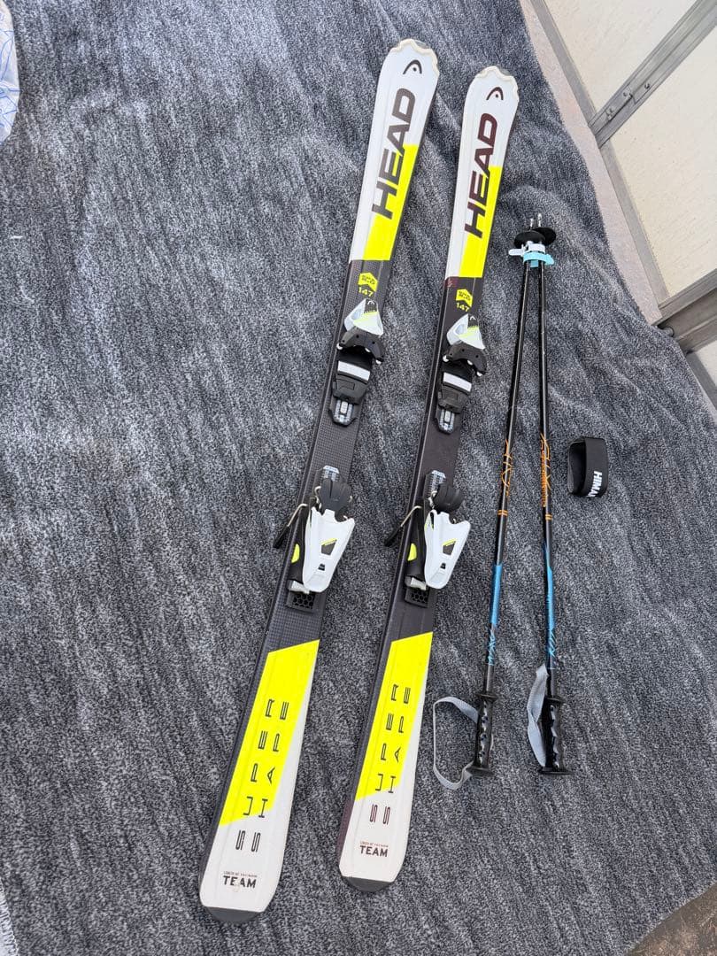 HEAD SupershapeTeam ERA2.0 147cmスキー板/ポール