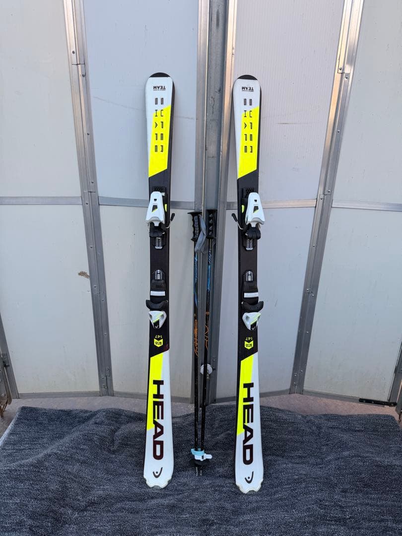 HEAD SupershapeTeam ERA2.0 147cmスキー板/ポール