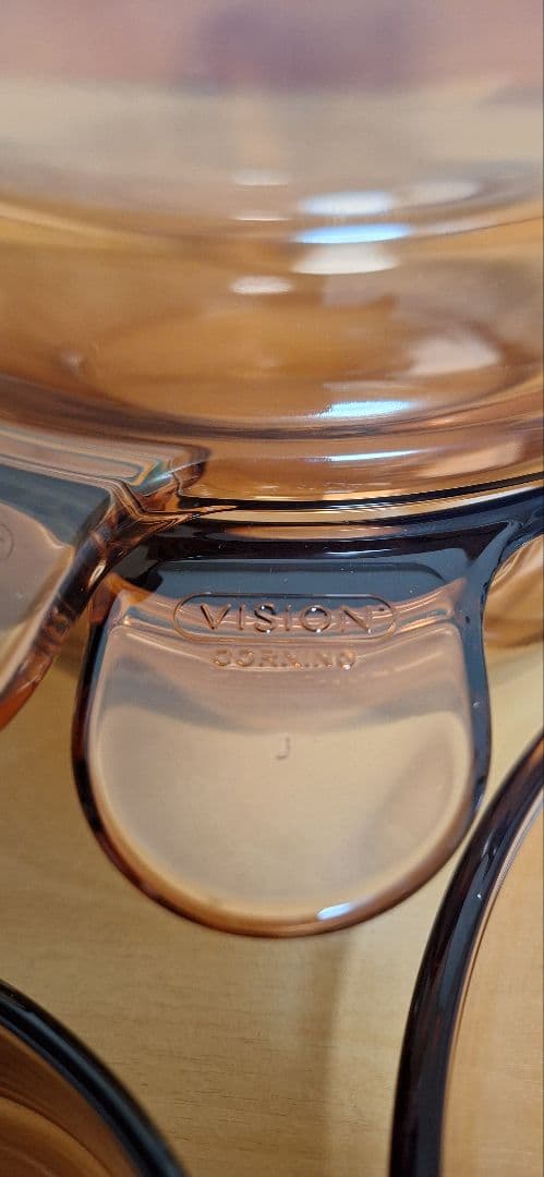 美品　VISION CORNING ビジョン 耐熱ガラス 鍋 フライパン