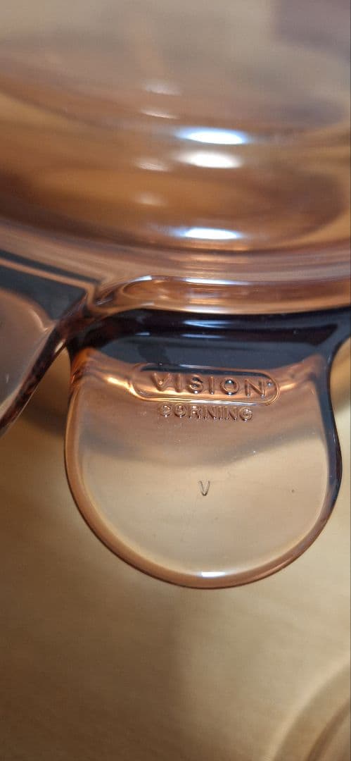 美品　VISION CORNING ビジョン 耐熱ガラス 鍋 フライパン