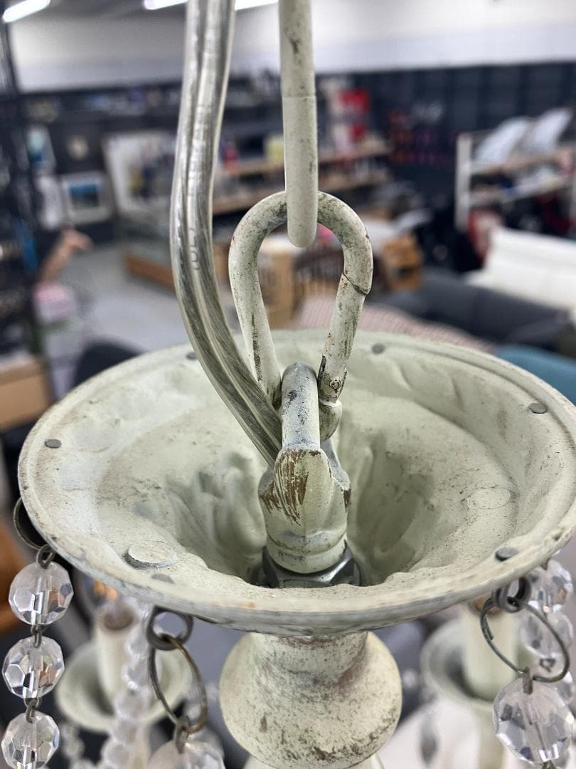 Raffine ペンダントライト シャンデリア アンティーク調 ホワイト