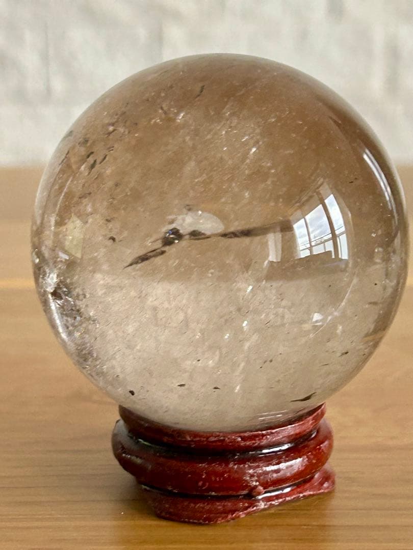 スモーキークォーツ　丸玉　スフィア　56㎝