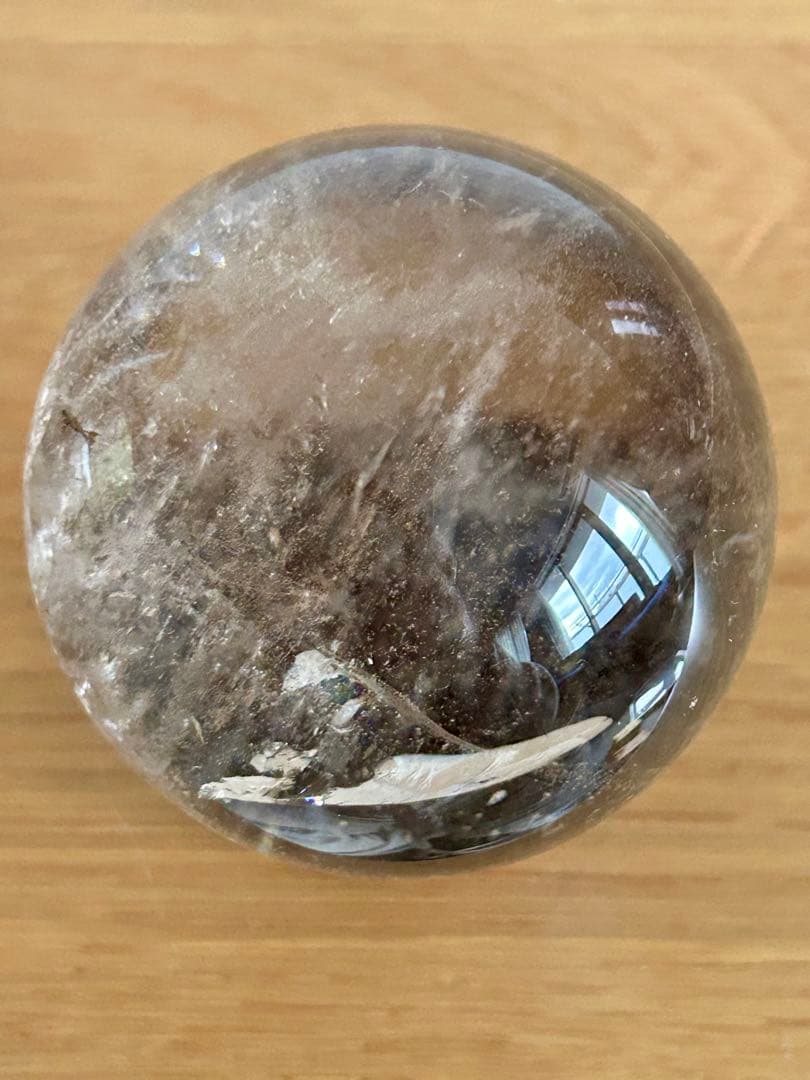 スモーキークォーツ　丸玉　スフィア　56㎝