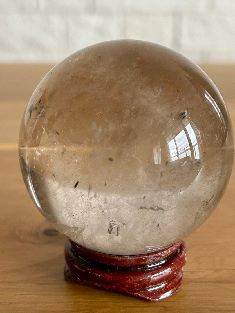 スモーキークォーツ　丸玉　スフィア　56㎝