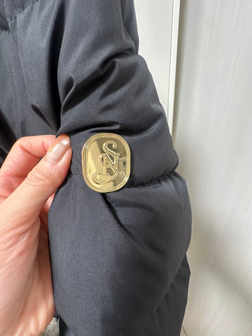 今期SNIDEL ブラック ロングダウンジャケット