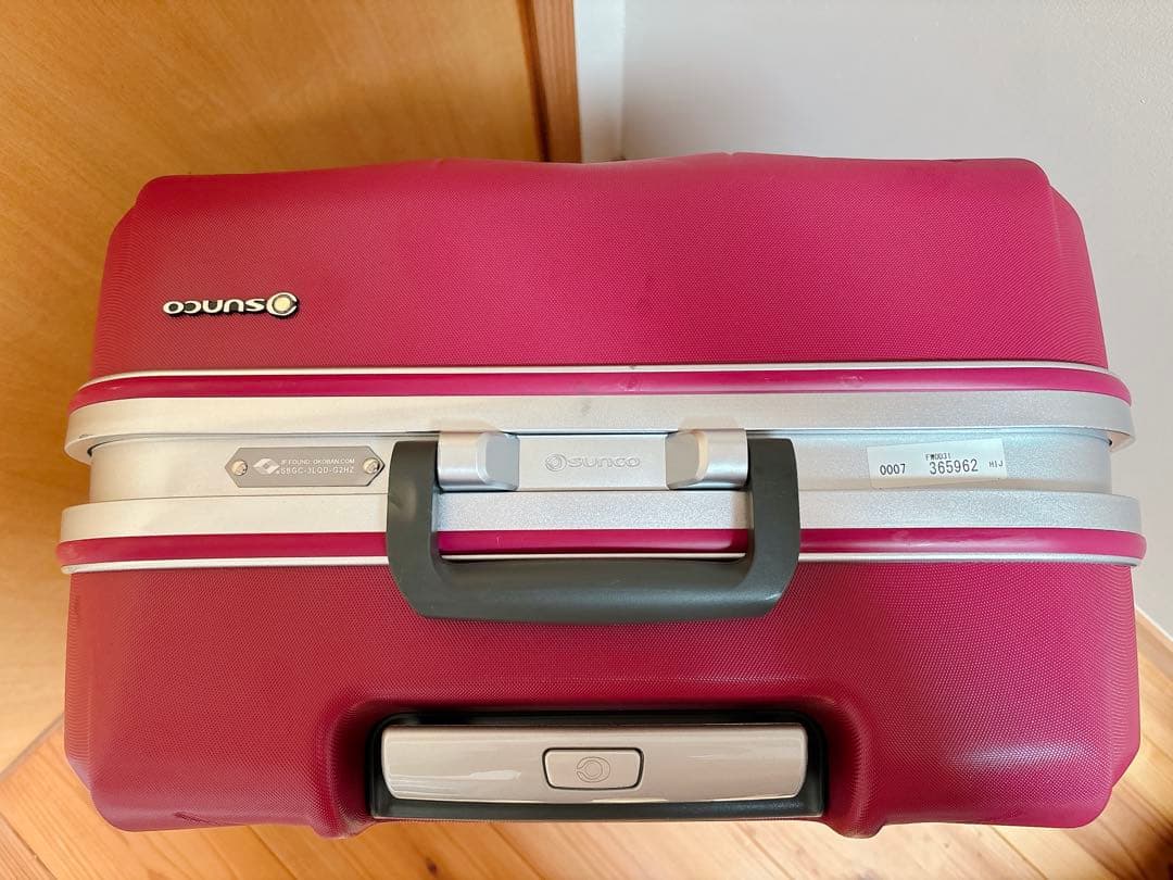 【廃盤】Sunco サンコー 極軽 ハード キャリーケース 大型 93L