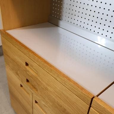 unico ウニコ HUTTE オーク材 キッチンボード レンジボード 食器棚