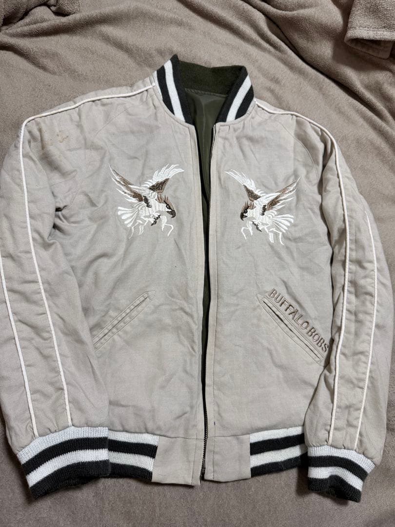 BUFFALO BOBS スカジャン 鷲 富士山 日本スカジャン vintage