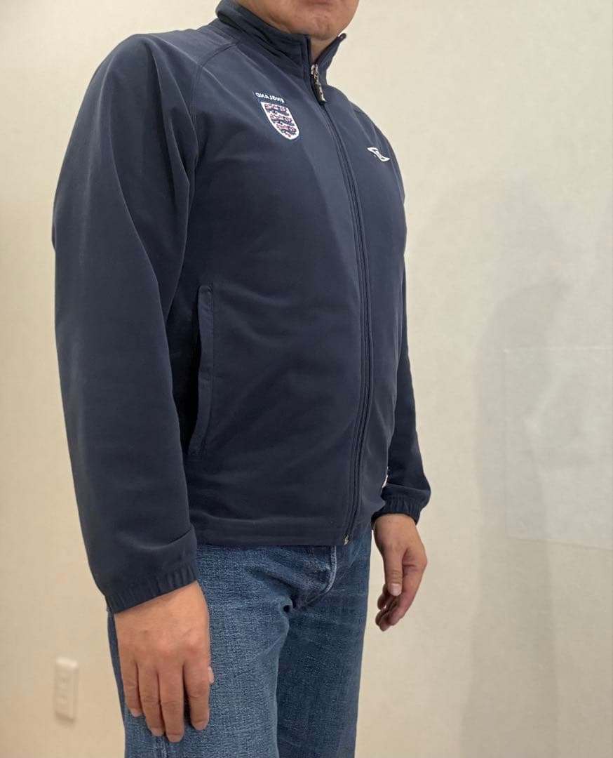 UMBRO アンブロ イングランド代表 トラックジャケット 紺 刺繍ロゴ 00s