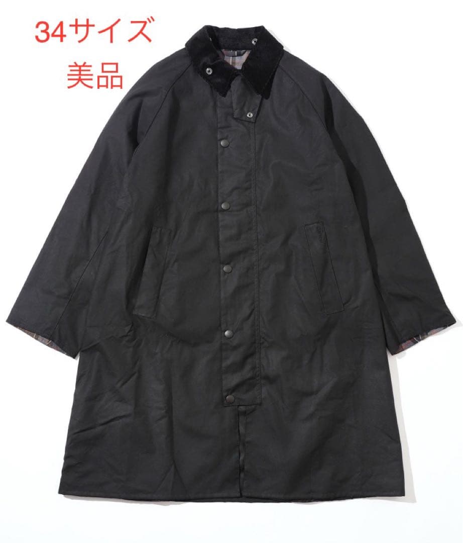 barbour modified exmoor wax coat 34サイズ