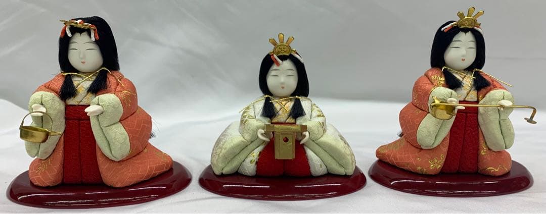 木目込み人形　17号　117 官女　雛人形　木目込み　ひな人形　三人官女