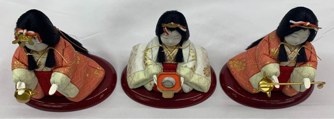 木目込み人形　17号　117 官女　雛人形　木目込み　ひな人形　三人官女