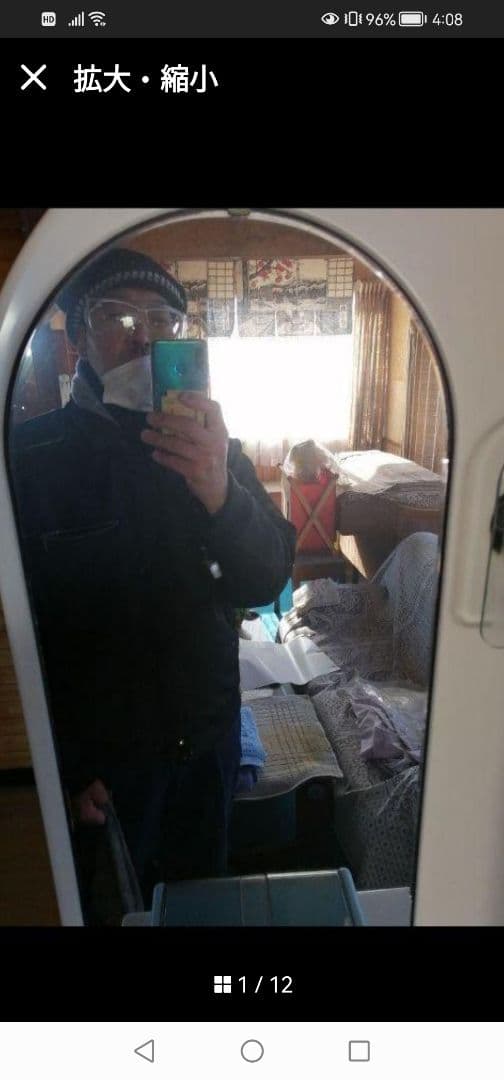 ‼️引取限定ホワイト ドレッサー・鏡台 楕円形ミラードレッサー鏡台