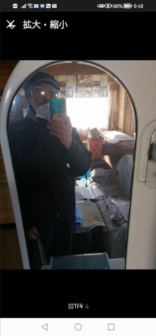 ‼️引取限定ホワイト ドレッサー・鏡台 楕円形ミラードレッサー鏡台