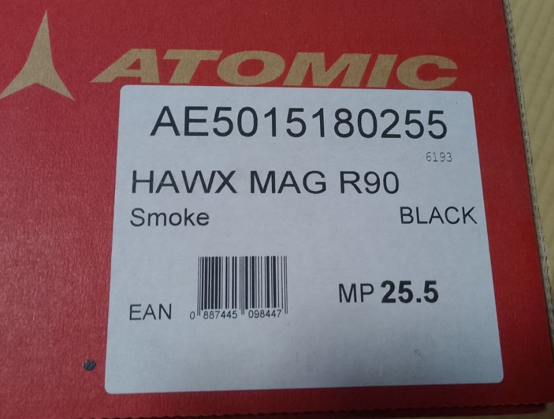 ATOMIC スキーブーツ フレックス90 サイズ25.5cm