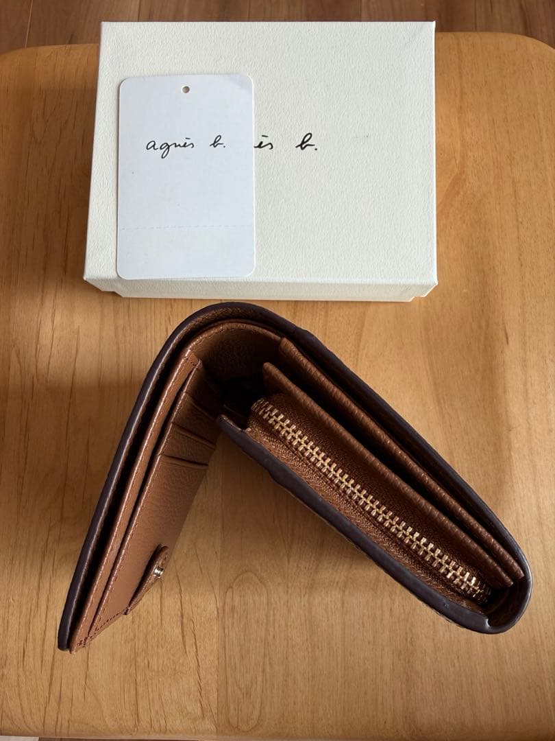 新品 未使用 agnes b. 財布 アニエスベー バイカラー