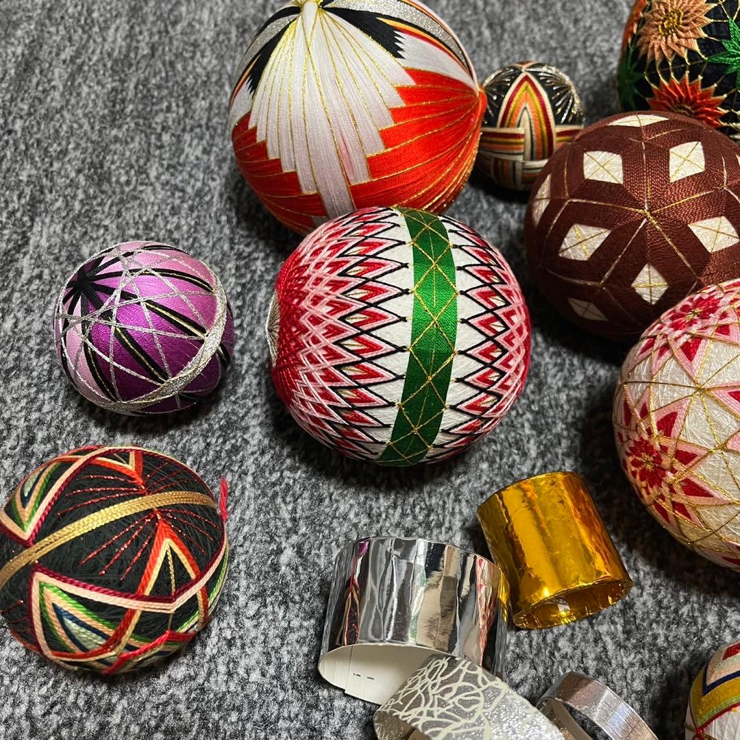 紀州てまり　23個　大　中　小　手毬