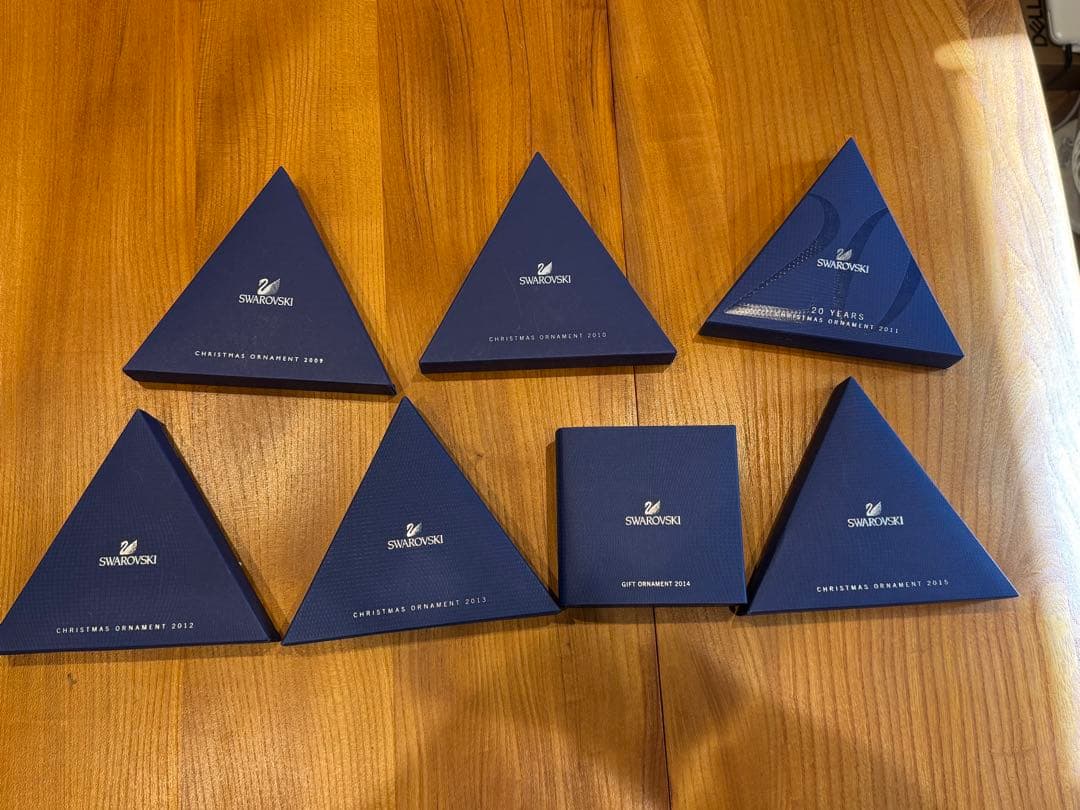 Swarovski クリスマスオーナメント 2009〜2015 ７個セット