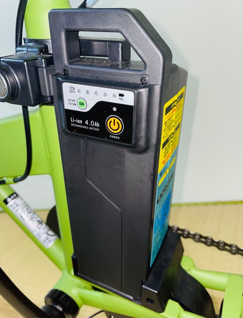 【ji ji】SUISUI 電動折りたたみ自転車 緑 16インチ