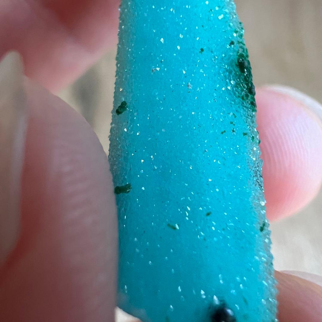 クリソコラ 水晶ドゥルージー マラカイト 35 共生 鉱物 標本 原石