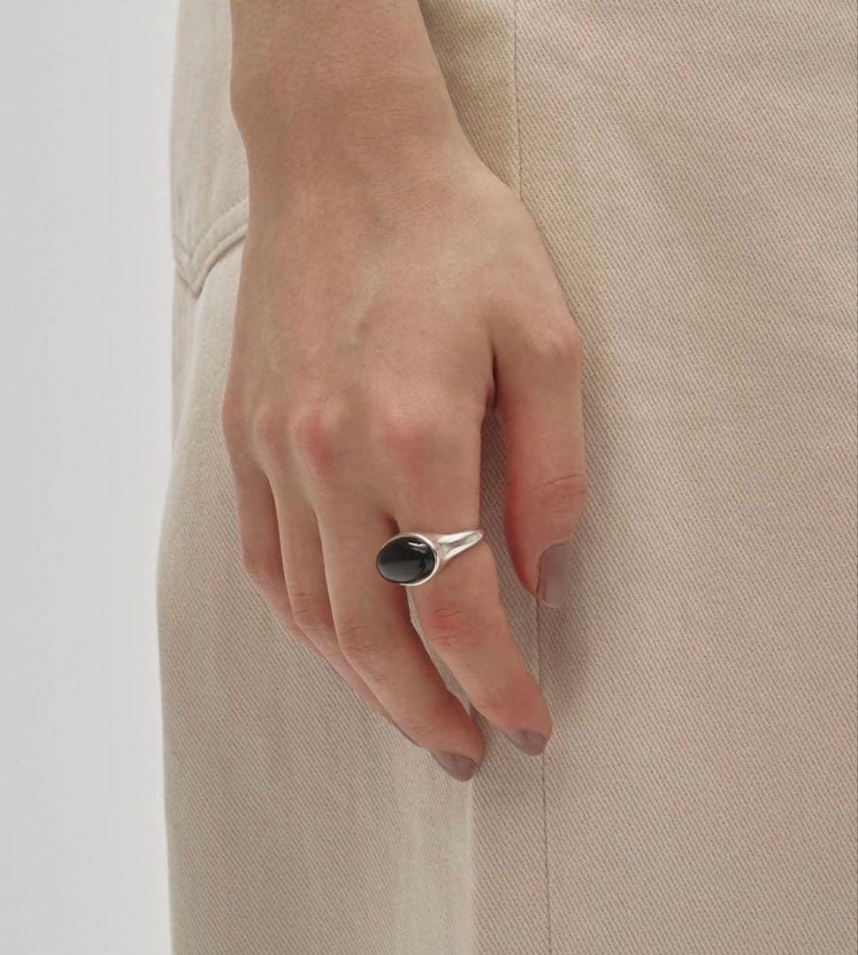 TODAYFUL Gem Stone Ring ブラック 13号