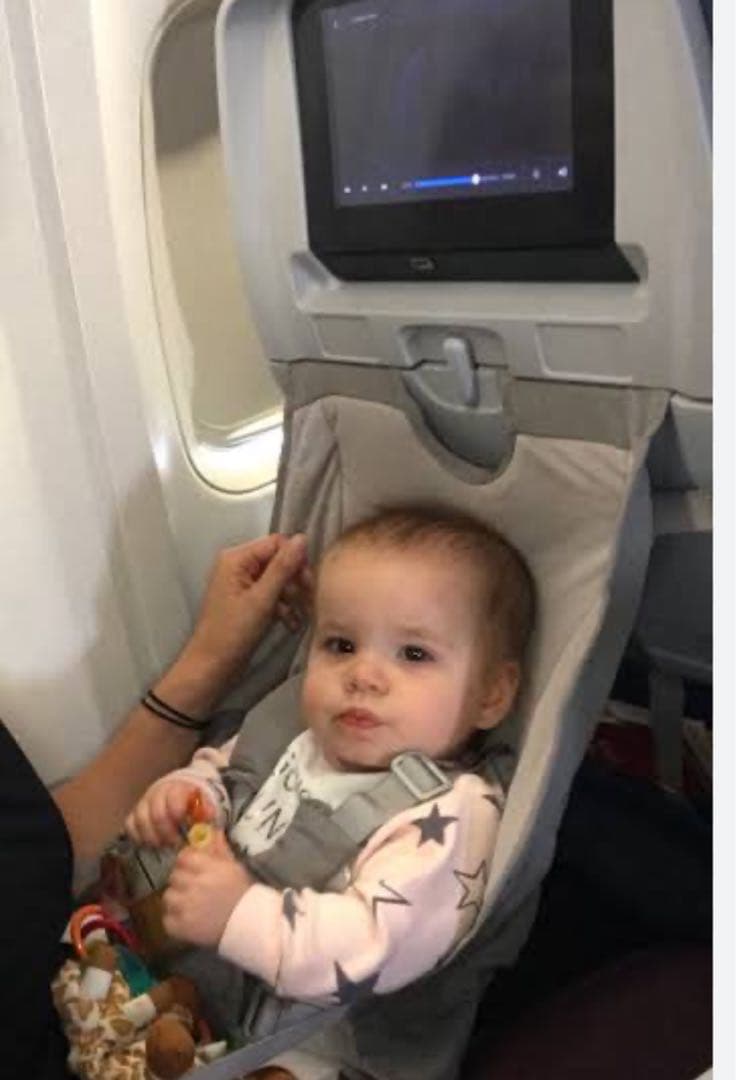 Flyebaby 飛行機　用 新生児シート　ハンモック　新生児　旅行　フライト