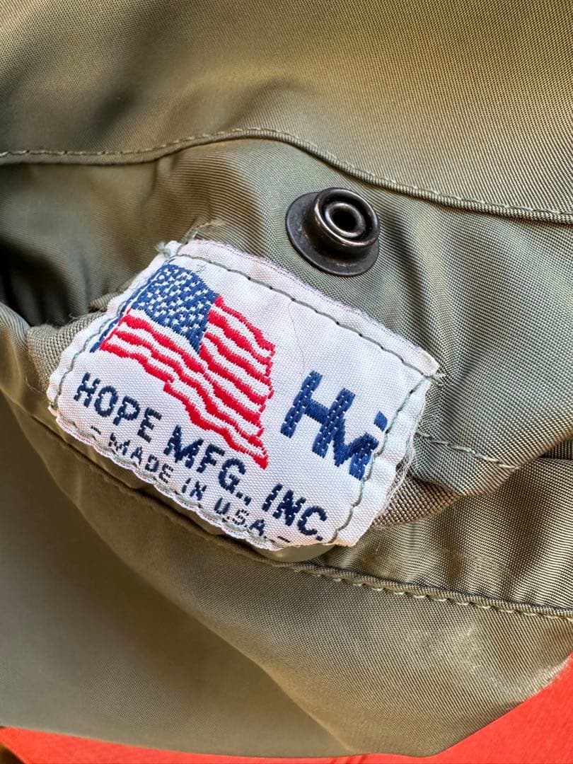 MA-1 フライトジャケット オリーブグリーン　HOPE MFG INC