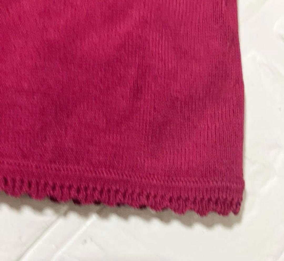 美品　トクコプルミエヴォル ワンピース　ニット　セーター　チュニック　刺繍　花